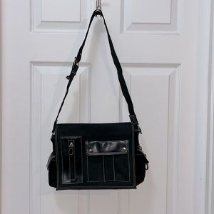 Excellent black purse handbag